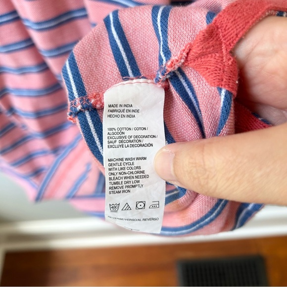 Izod men’s knit short sleeved striped polo shirt - Picture 6 of 8